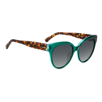 Kate Spade Women’s Bicolor Sunglasses – Green Cat-Eye Frame