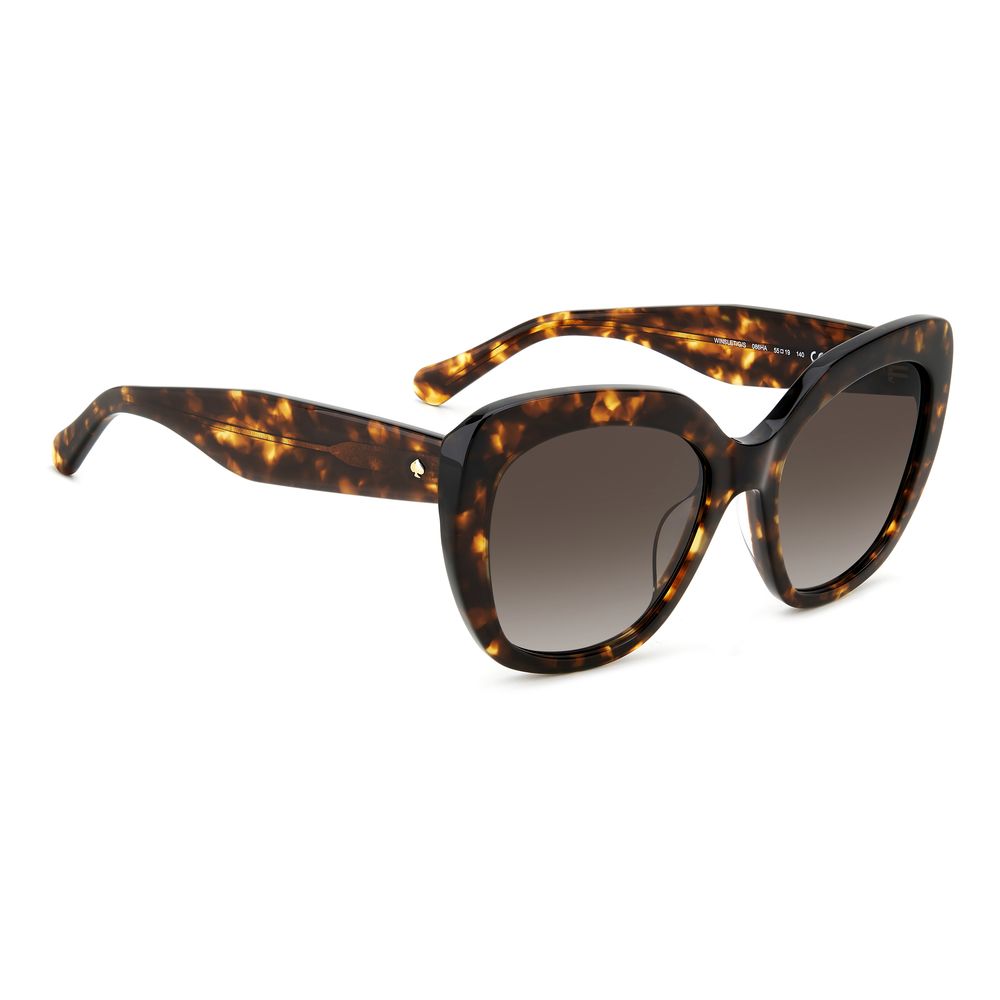 Kate Spade Women’s Sunglasses – Brown Acetate Frame, Gradient Lenses
