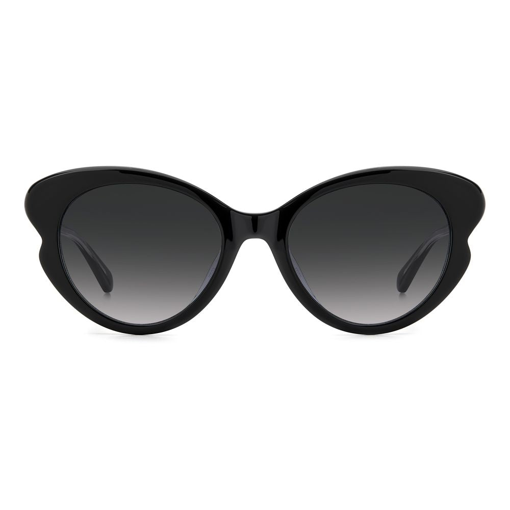 Kate Spade Women’s Sunglasses – Black Cat-Eye Frame, Dark Lenses