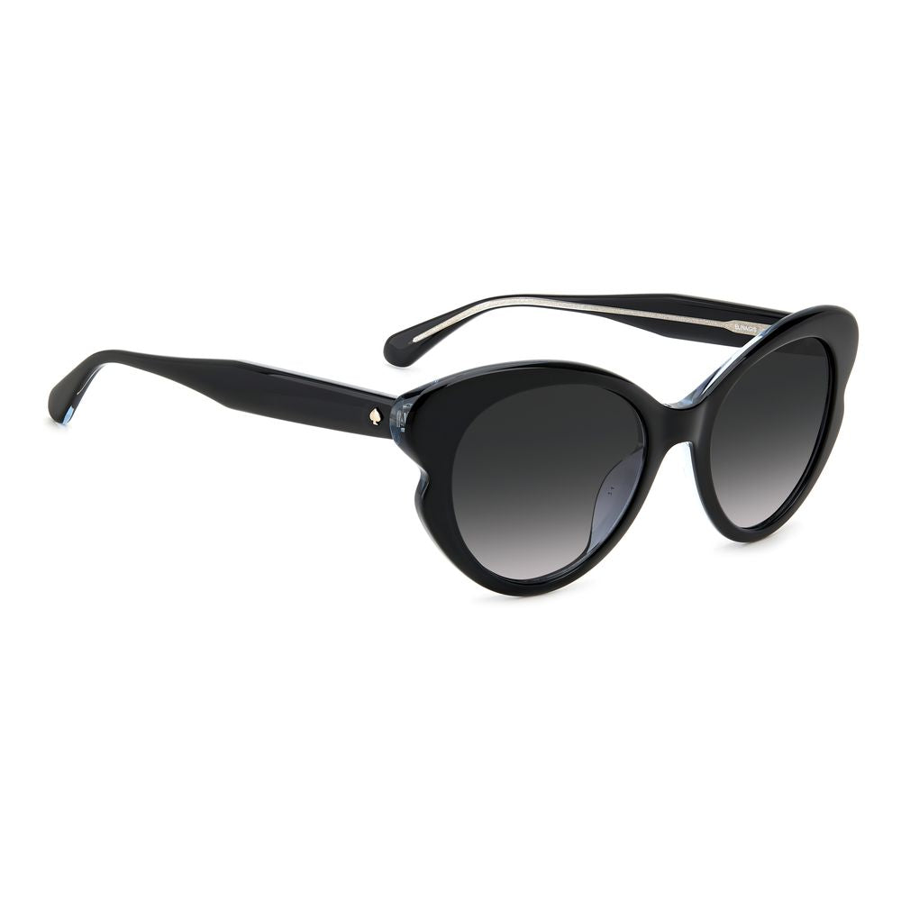 Kate Spade Women’s Sunglasses – Black Cat-Eye Frame, Dark Lenses