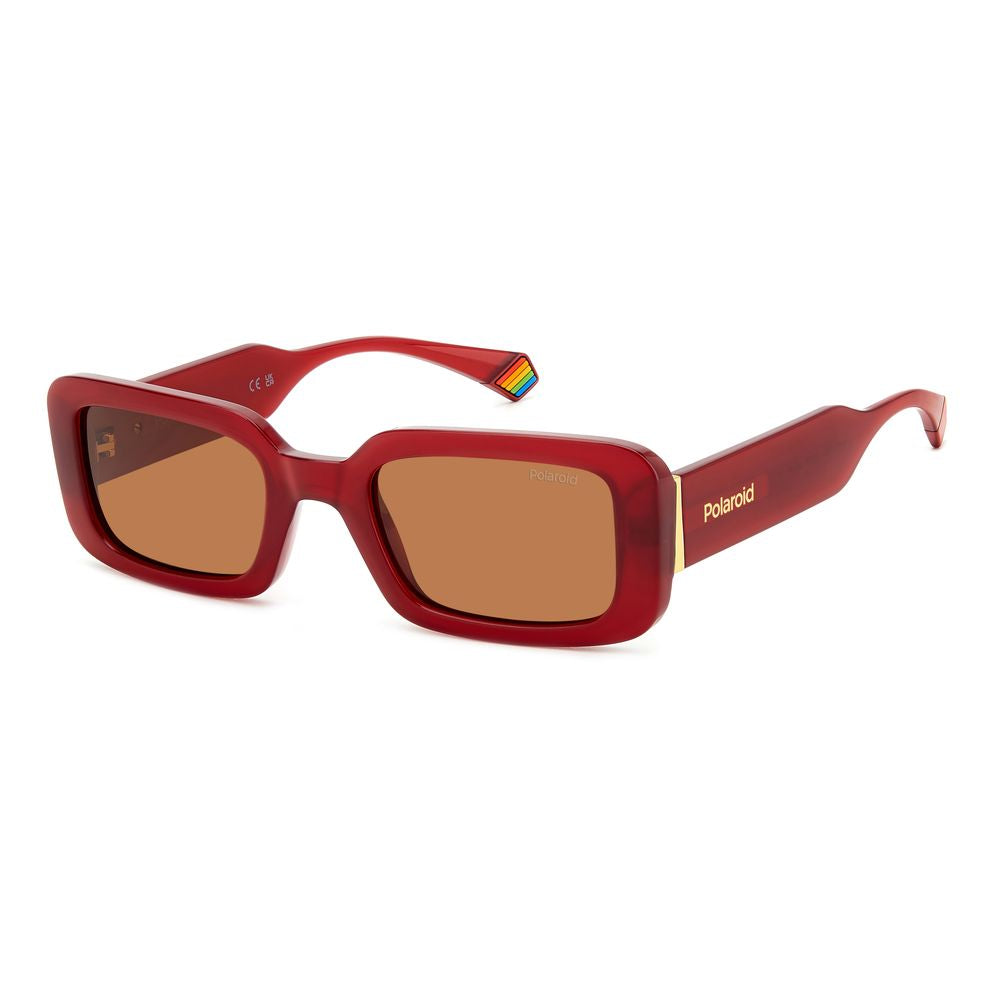 Polaroid Women's Multicolor Sunglasses – Red Frame, Copper Lenses