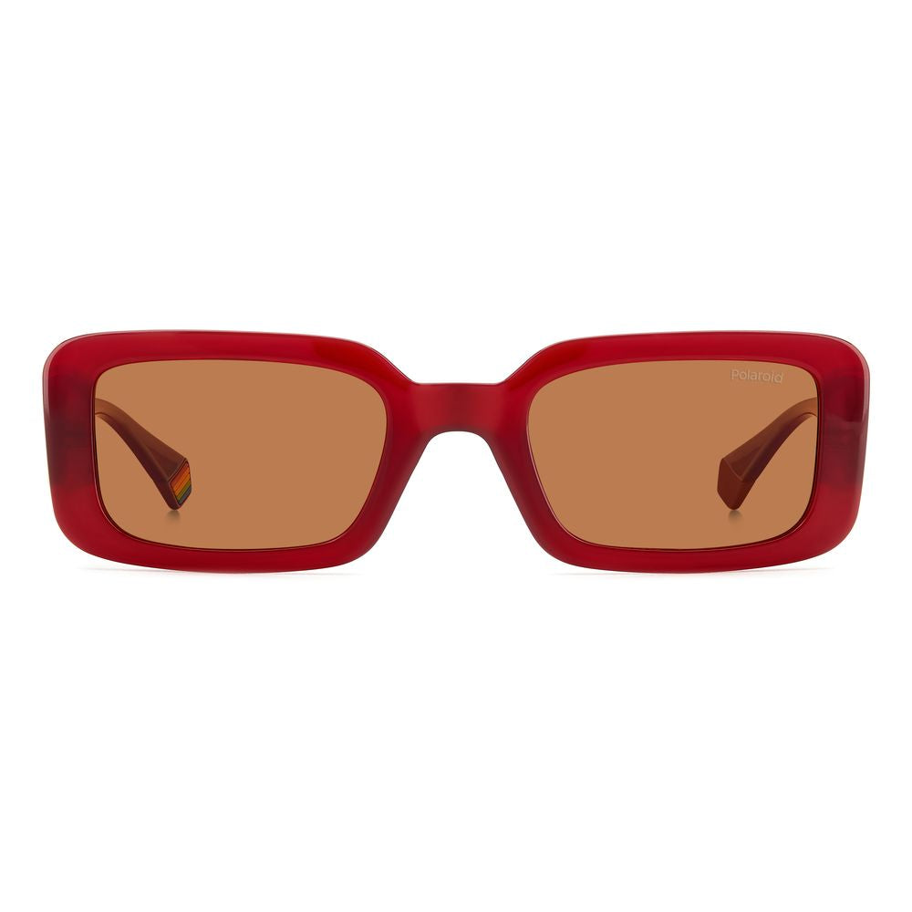 Polaroid Women's Multicolor Sunglasses – Red Frame, Copper Lenses