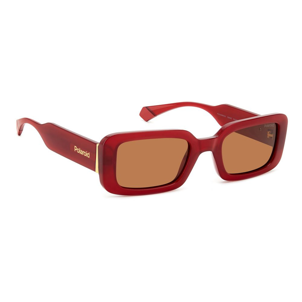 Polaroid Women's Multicolor Sunglasses – Red Frame, Copper Lenses