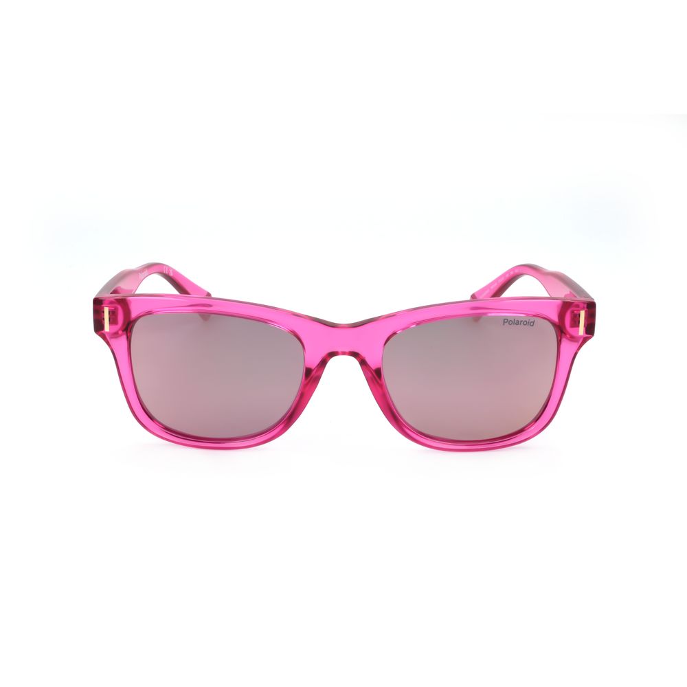 Polaroid Unisex Multicolor Sunglasses – Pink Frame, Grey Lenses