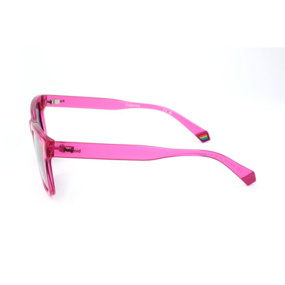 Polaroid Unisex Multicolor Sunglasses – Pink Frame, Grey Lenses