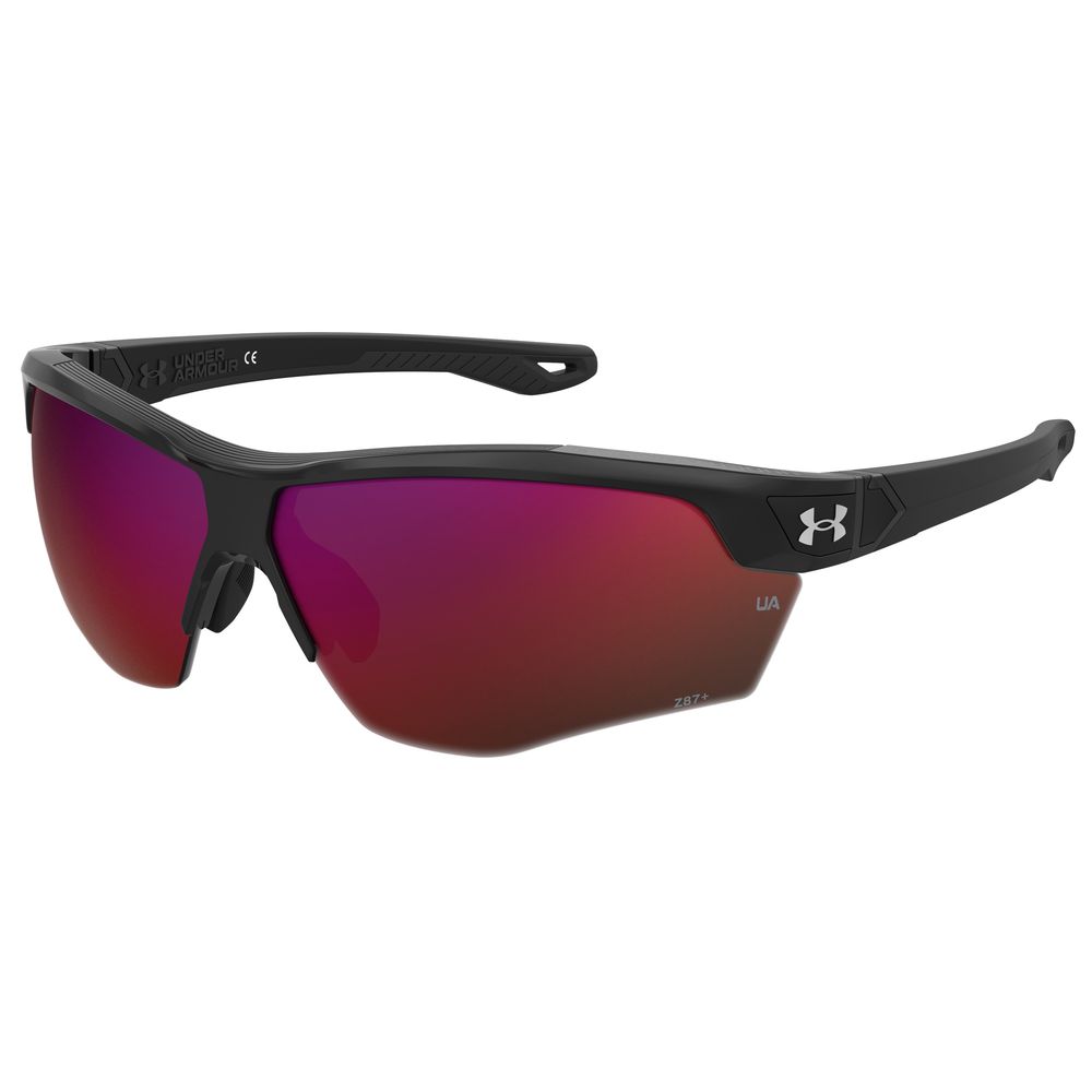Under Armour Unisex Sunglasses – Black Resin Frame, Infrared Lenses