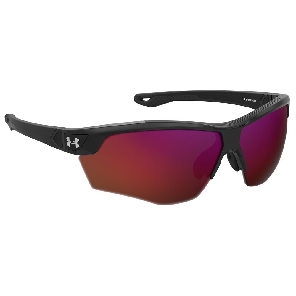 Under Armour Unisex Sunglasses – Black Resin Frame, Infrared Lenses