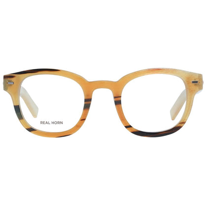 Ermenegildo Zegna Men’s Sunglasses – Multicolor Round Frame, Demo Lenses