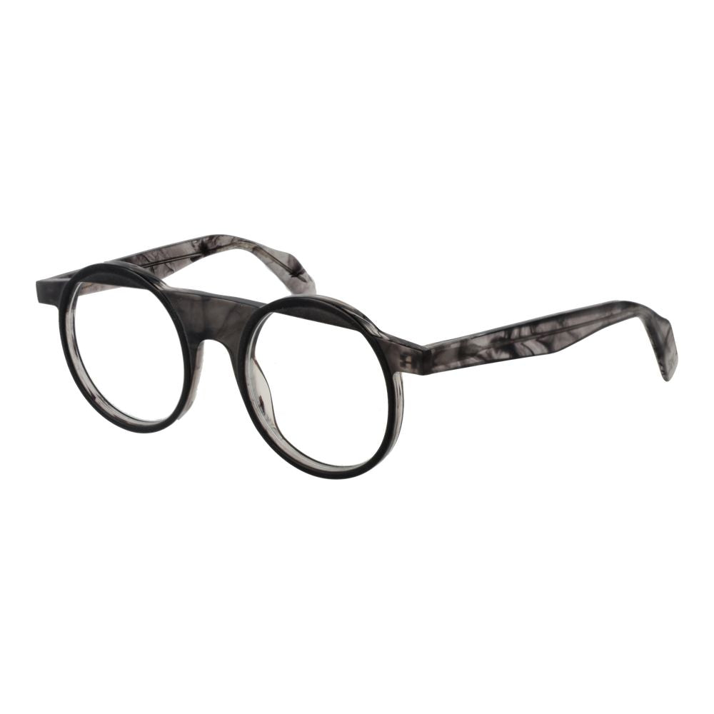 Yohji Yamamoto Grey Plastic Glasses Frames for Men