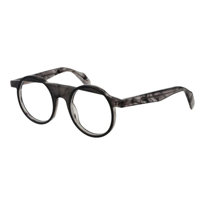 Yohji Yamamoto Grey Plastic Glasses Frames for Men
