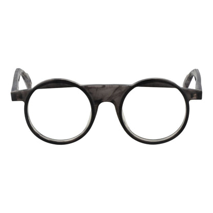 Yohji Yamamoto Grey Plastic Glasses Frames for Men