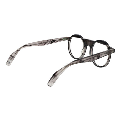 Yohji Yamamoto Grey Plastic Glasses Frames for Men