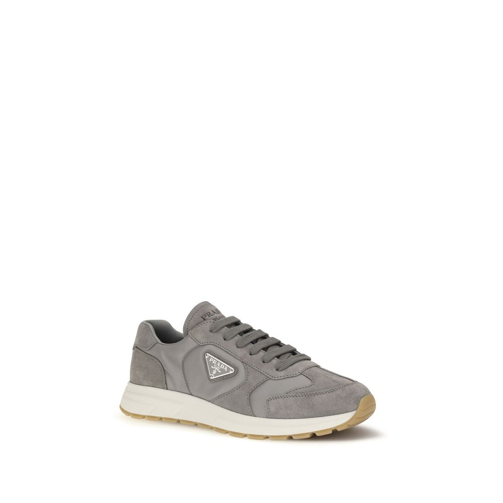 Prada Gray Recycled Polyamide Prax 01 Re-Nylon Sneakers