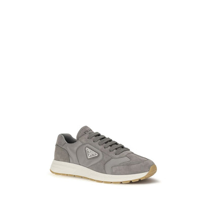 Prada Gray Recycled Polyamide Prax 01 Re-Nylon Sneakers