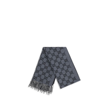 Gucci GG Cashmere Scarf Blue