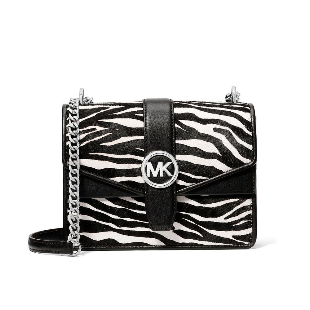 Michael Kors Black Leather Shoulder Bag 35S5SGRC1HBLA