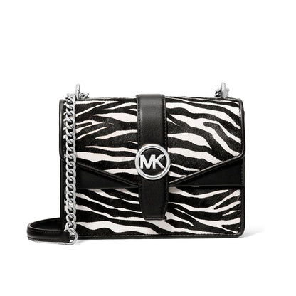 Michael Kors Black Leather Shoulder Bag 35S5SGRC1HBLA