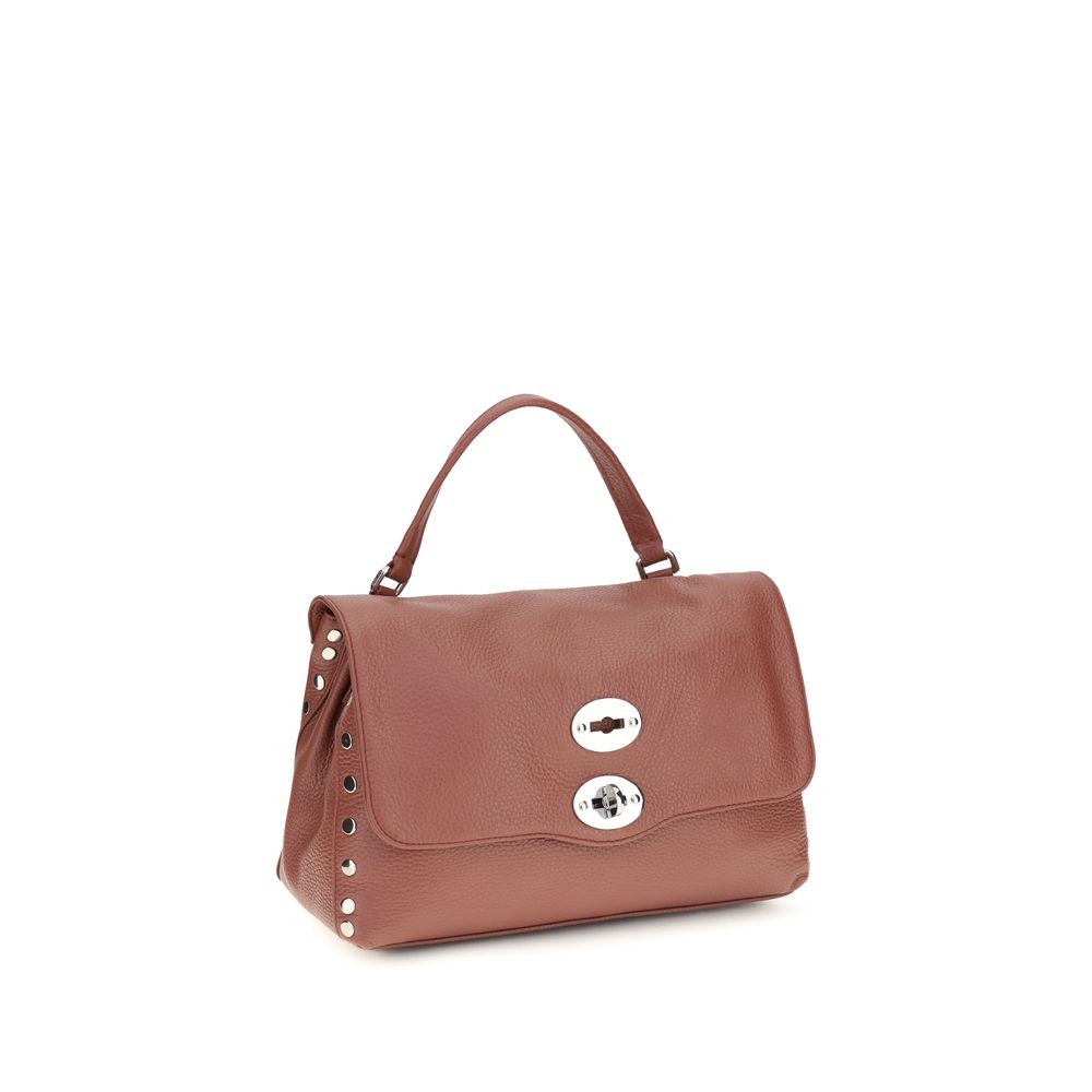 Zanellato Multicolor Calf Leather Bos Taurus Postina Daily Handbag