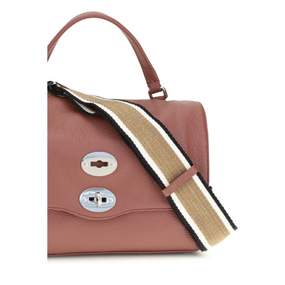 Zanellato Multicolor Calf Leather Bos Taurus Postina Daily Handbag