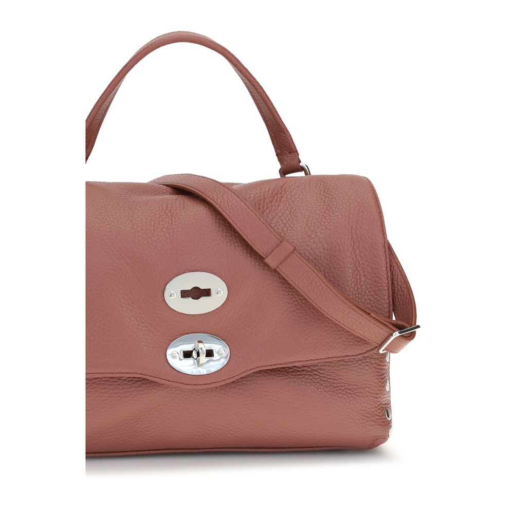 Zanellato Multicolor Calf Leather Bos Taurus Postina Daily Handbag