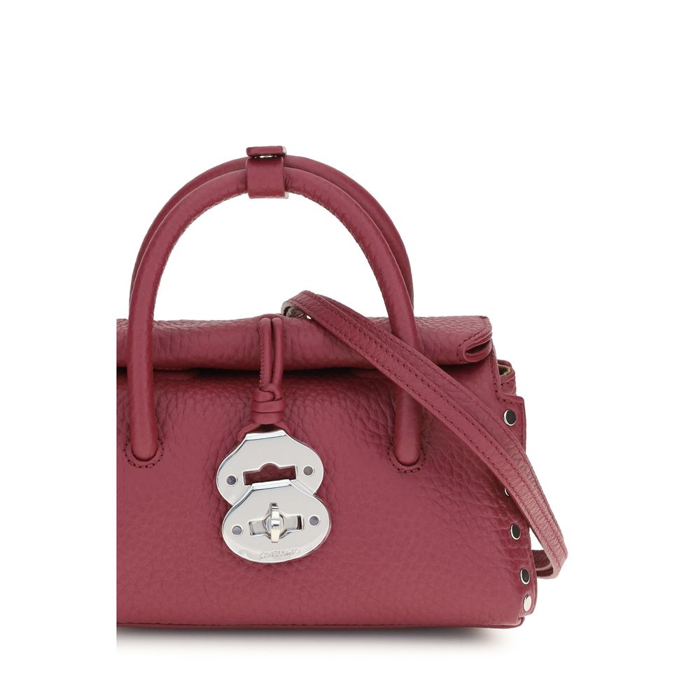 Zanellato Multicolor Calf Leather Dotta Centauro Baby Handbag