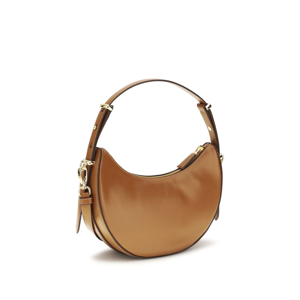 Prada Beige Calf Leather Bos Taurus Arqué Shoulder Bag