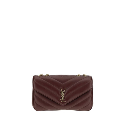 Saint Laurent LouLou Shoulder Bag Bordeaux Lamb Ovis Aries Aries 32x22x10