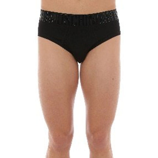 Moschino Black Cotton Briefs - NERO - Men’s Size M