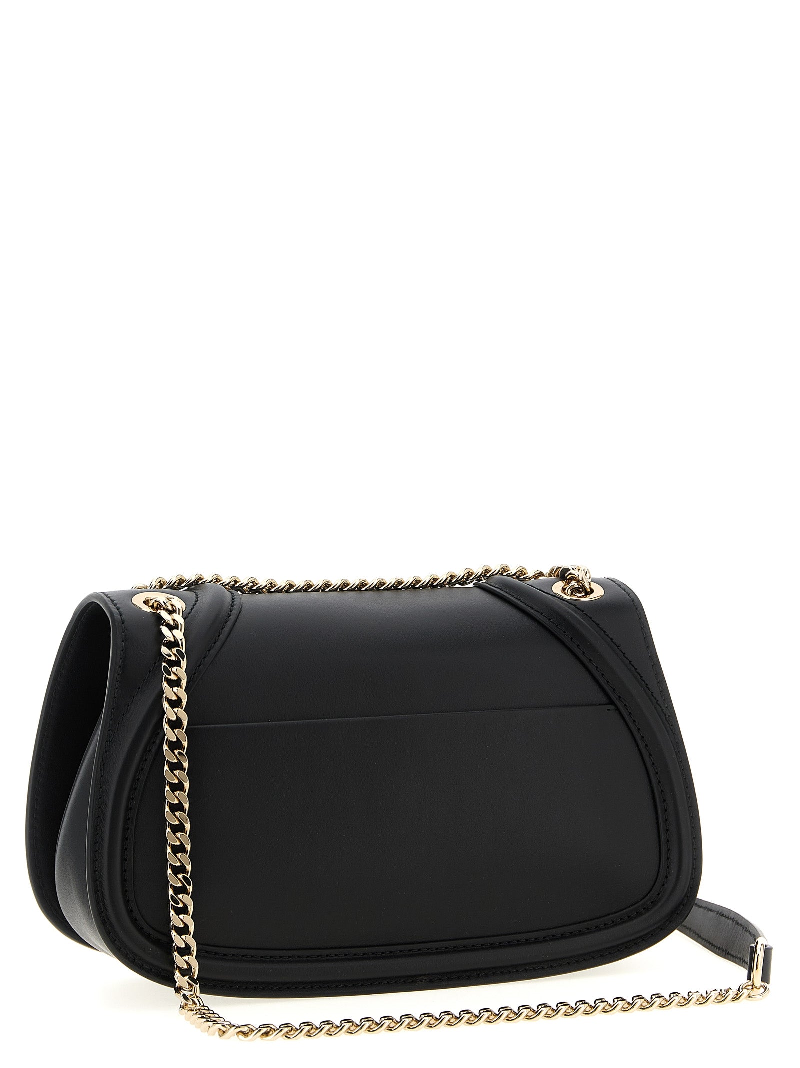 Gucci Black Calfskin Blondie Medium Leather Shoulder Bag