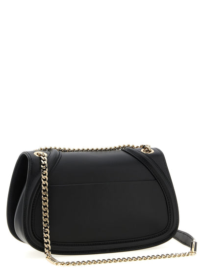 Gucci Black Calfskin Blondie Medium Leather Shoulder Bag