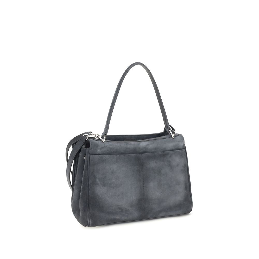 Balenciaga Gray Calf Leather Bos Taurus Rodeo Handbag