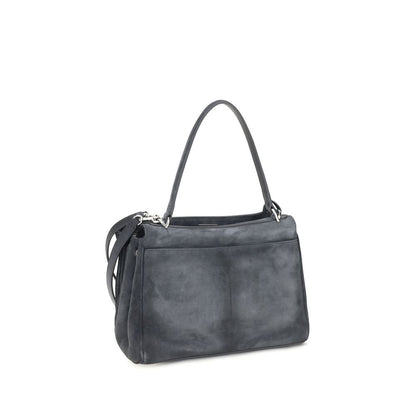 Balenciaga Gray Calf Leather Bos Taurus Rodeo Handbag