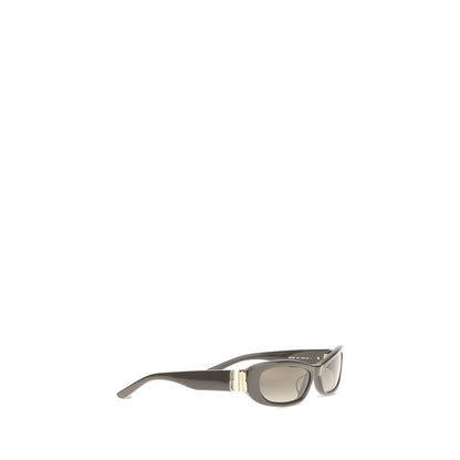 Balenciaga Men’s Sunglasses – Brown Rectangular Frame, Grey Lenses