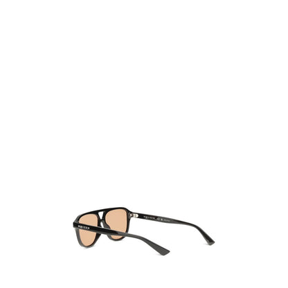 Alexander McQueen Women’s Sunglasses – Brown Navigator Frame, Rust-Brown Lenses