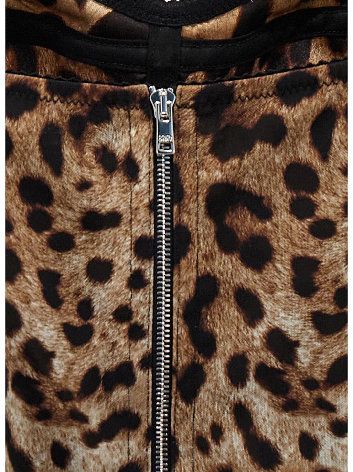Dolce & Gabbana Leopardo Print Marshal Bustier Top
