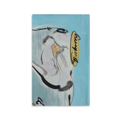 Burberry Swan Lake Multicolor Silk Scarf