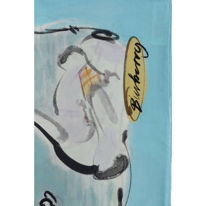 Burberry Swan Lake Multicolor Silk Scarf