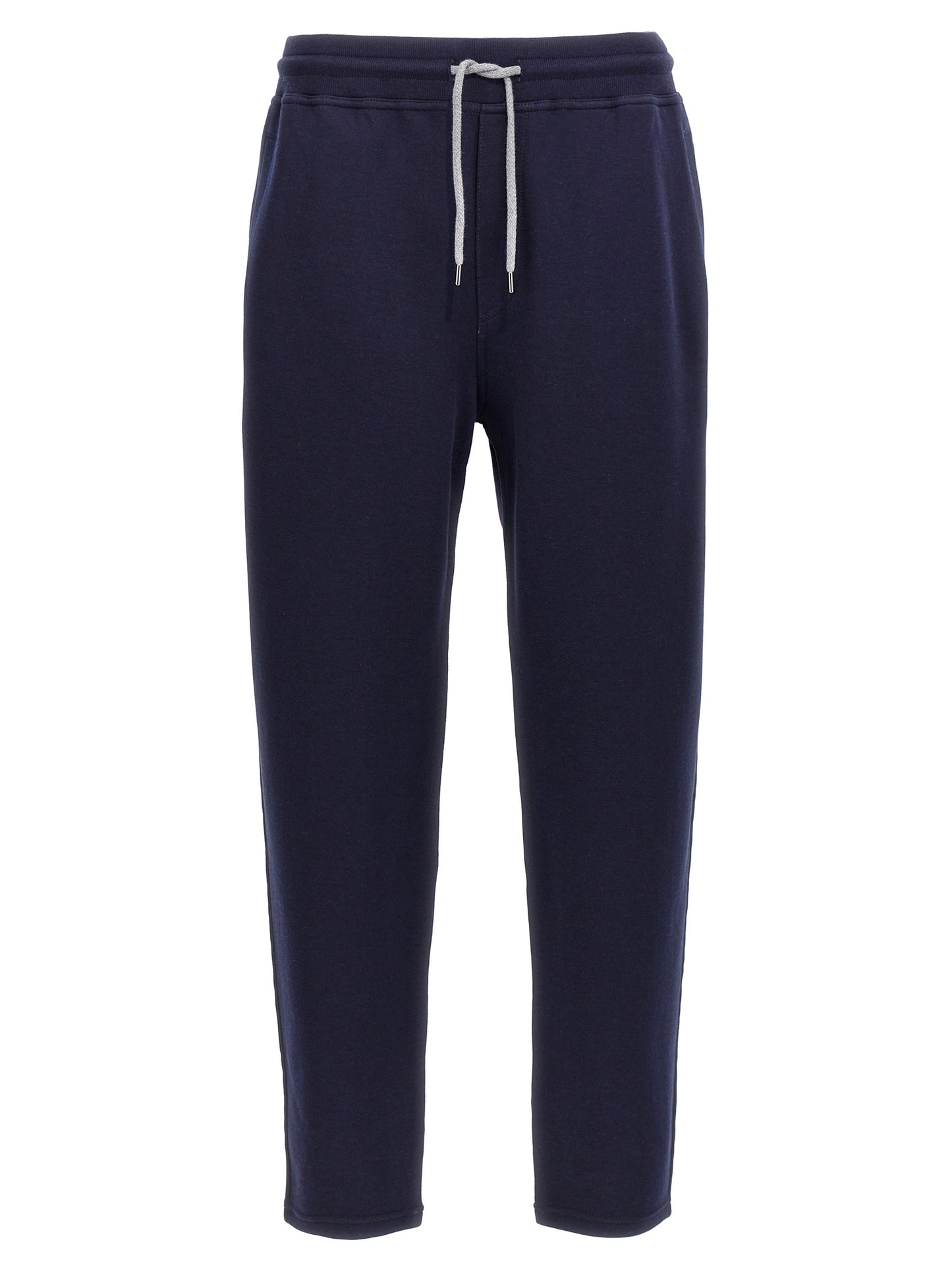 Brunello Cucinelli Blue Cotton Joggers