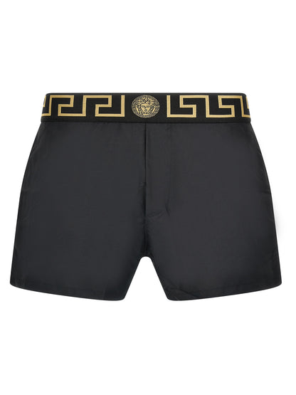 Versace Multicolor Polyester Swim Shorts