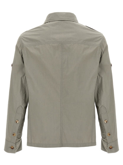 Brunello Cucinelli Bicolor Cotton Shell Jacket - Green