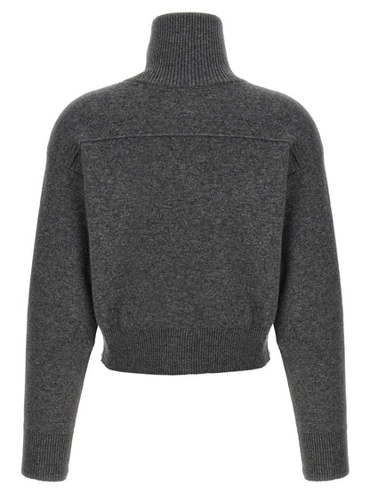 Brunello Cucinelli Gray Cashmere Cardigan