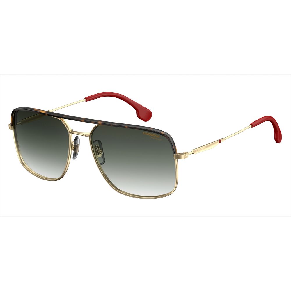 Carrera Men's Bicolor Metal Sunglasses – Gold and Black, Green Lenses