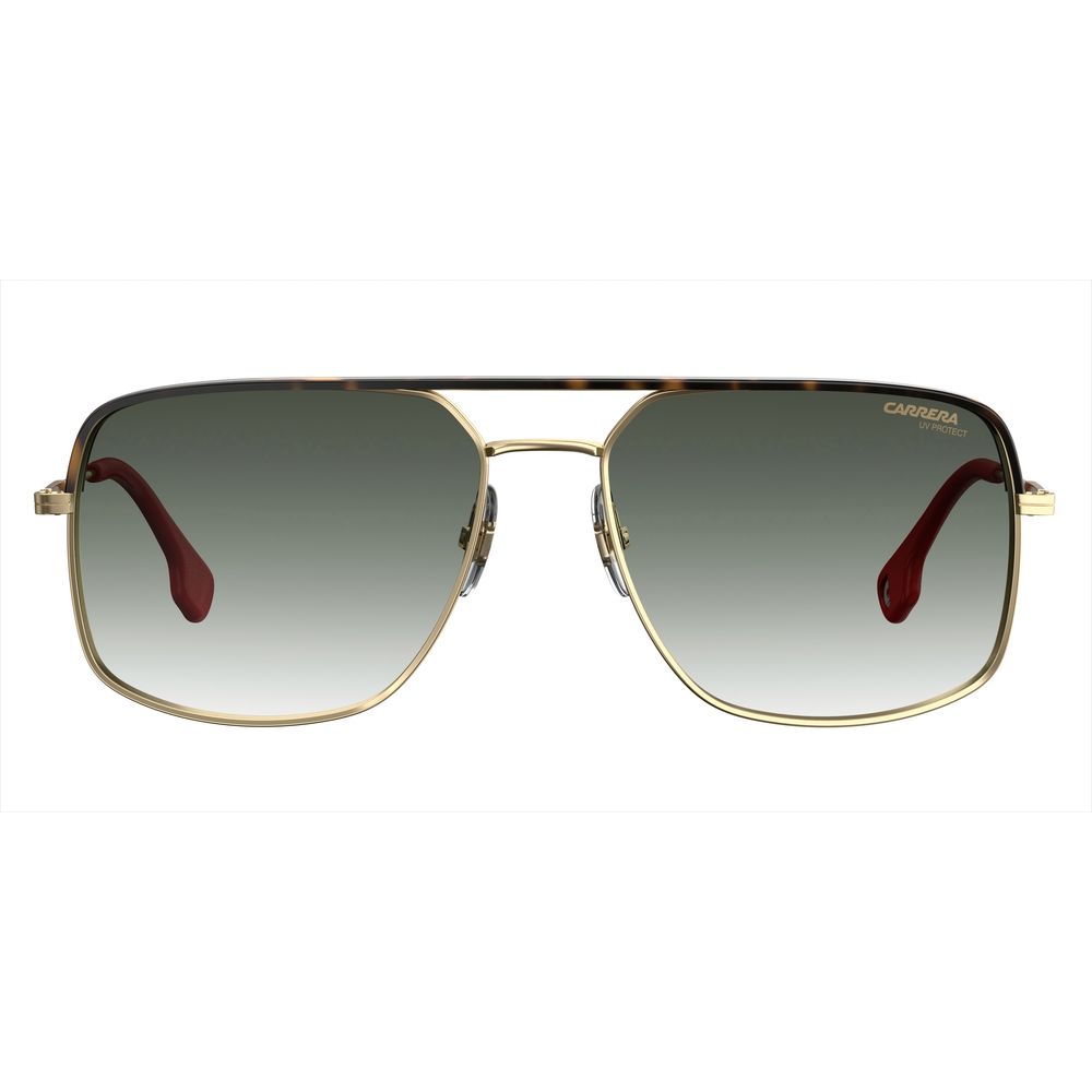 Carrera Men's Bicolor Metal Sunglasses – Gold and Black, Green Lenses
