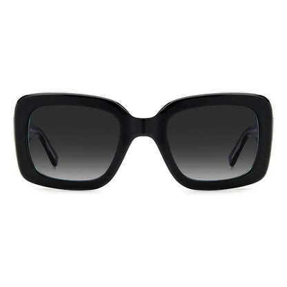 Kate Spade Women’s Sunglasses – Black Square Frame, 100% UV Protection