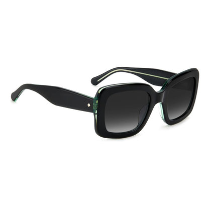 Kate Spade Women’s Sunglasses – Black Square Frame, 100% UV Protection