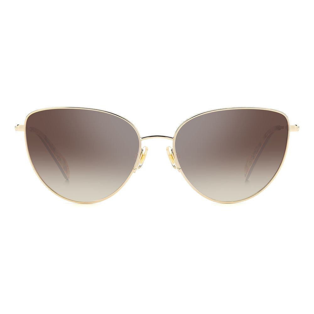 Kate Spade Women’s Sunglasses – Gold Metal Frame, Brown Lenses