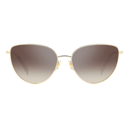 Kate Spade Women’s Sunglasses – Gold Metal Frame, Brown Lenses