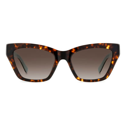 Kate Spade Women’s Sunglasses – Brown Acetate Frame, Dark Gradient Lenses