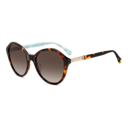 Kate Spade Women’s Sunglasses – Brown Cat-Eye Frame, Dark Lenses