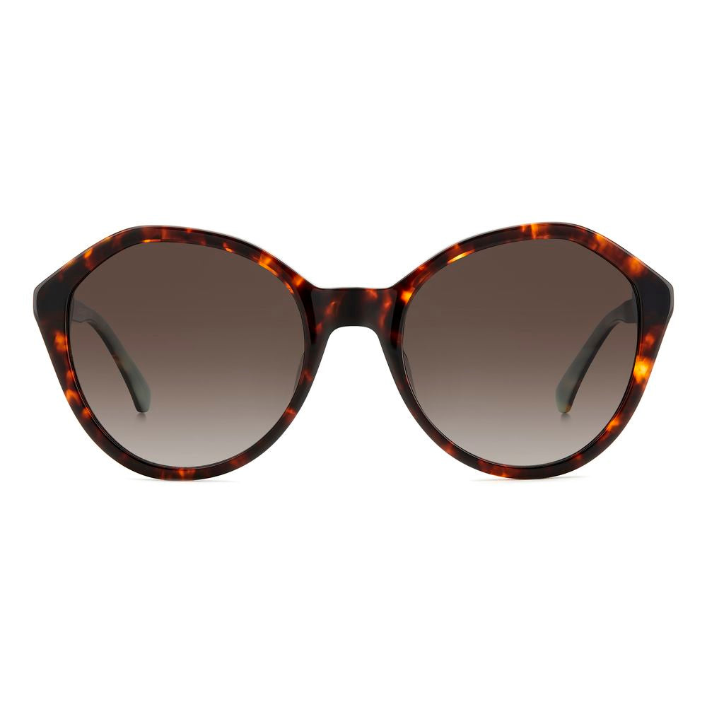Kate Spade Women’s Sunglasses – Brown Cat-Eye Frame, Dark Lenses